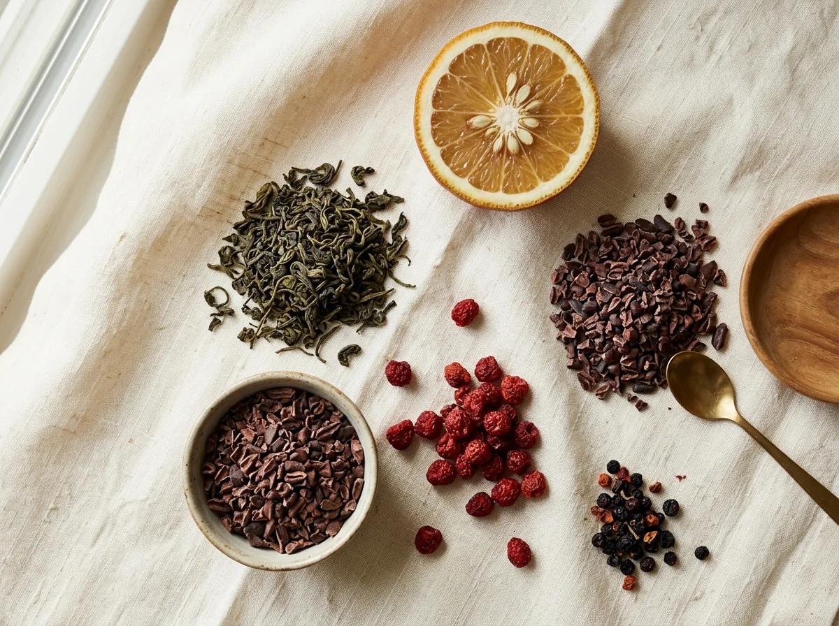 Tropical plant extracts - food supplement for tiredness and fatigue